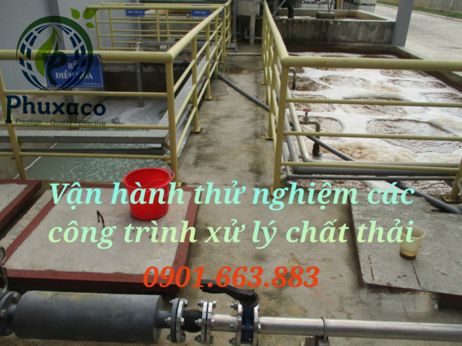 Vận hành thử nghiệm hệ thống xử lý nước thải