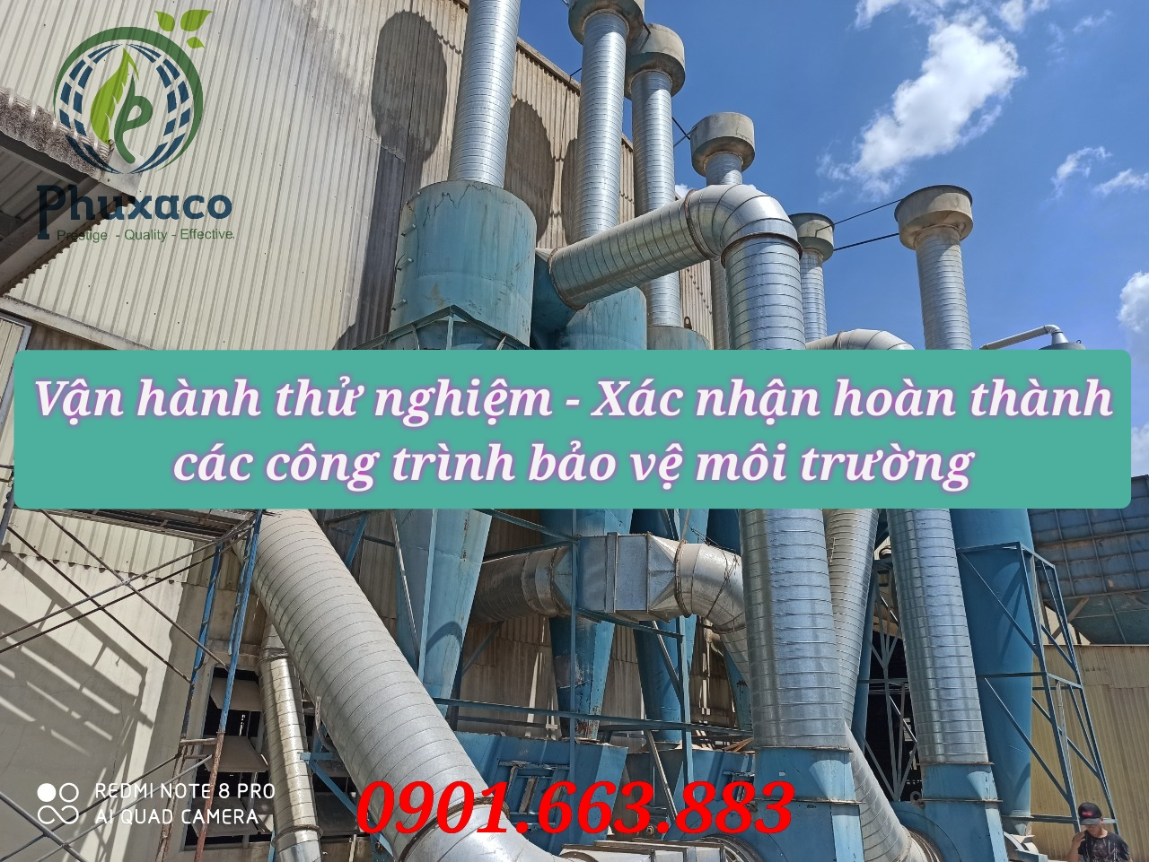 Vận hành thử nghiệm và xác nhận hoàn thành các công trình bảo vệ môi trường